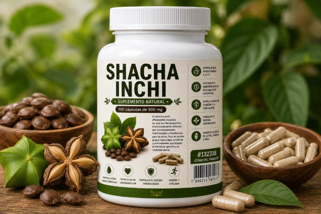 Shacha Inchi 100 cápsulas