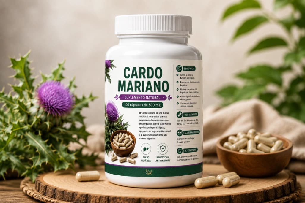 Cardo Mariano 100 cápsulas