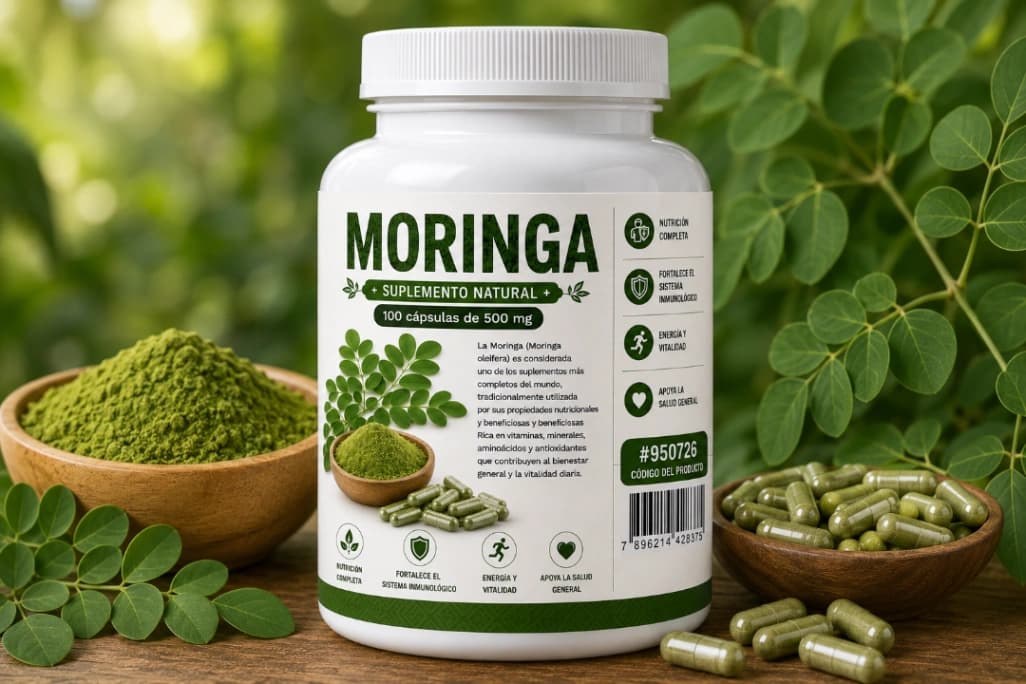 Moringa 100 cápsulas