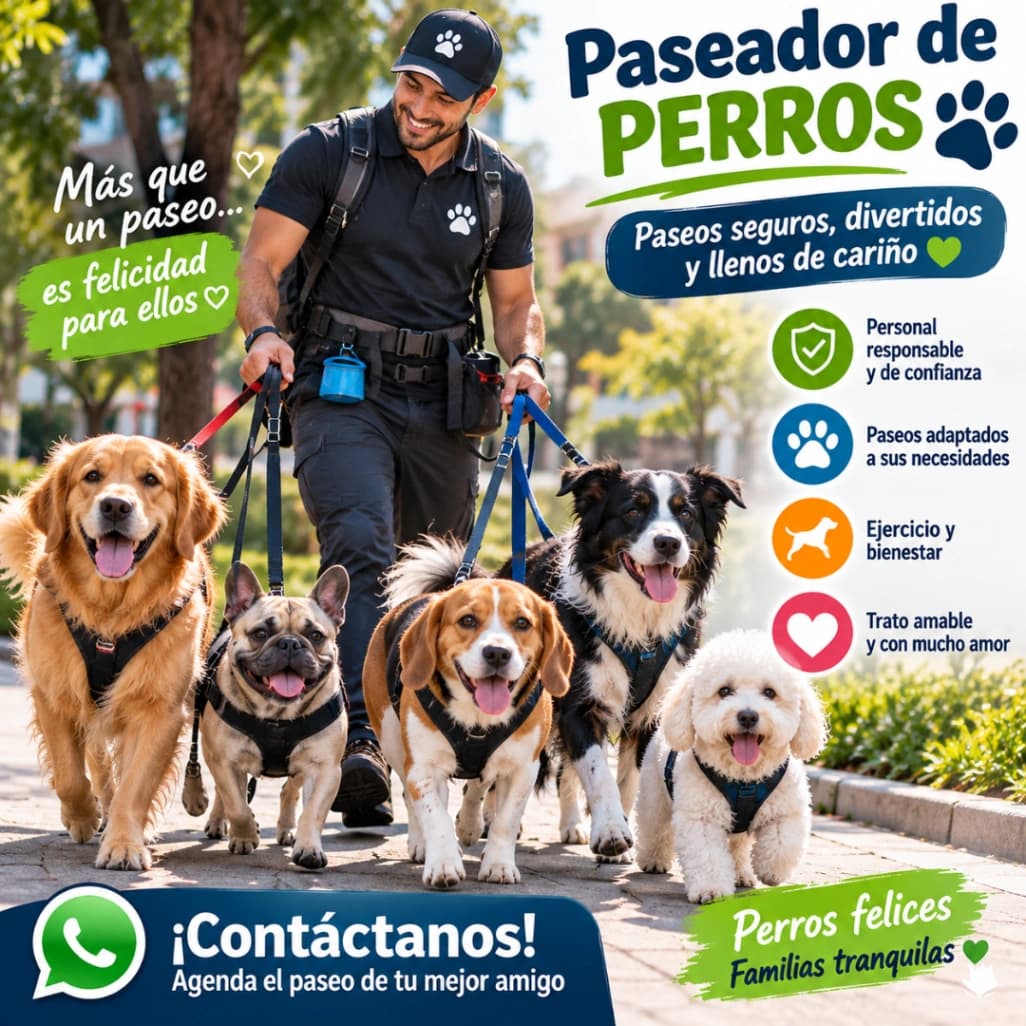PASEADOR DE PERROS EN SANTA ANITA