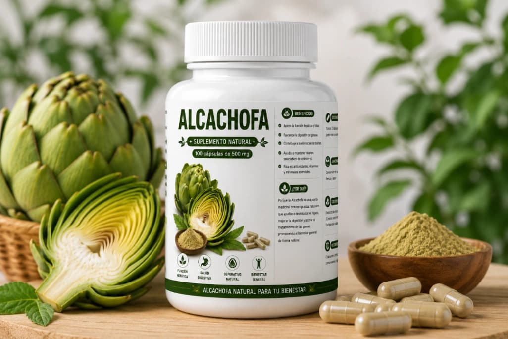Alcachofa Frasco de 100 cápsulas