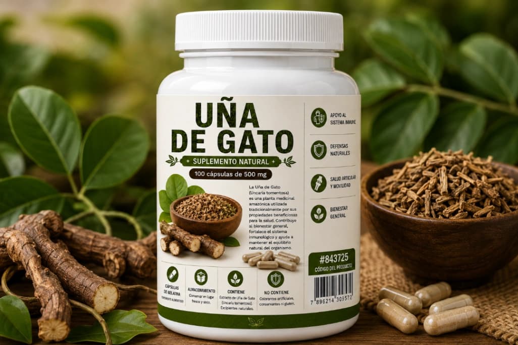 Uña de Gato 100 cápsulas