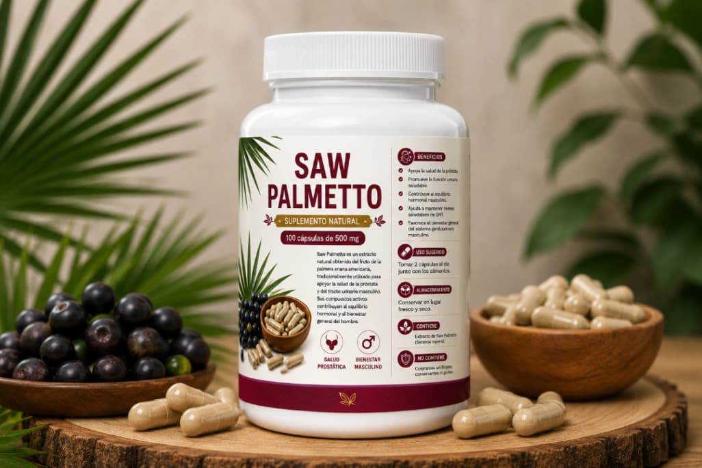 Saw Palmetto 100 cápsulas
