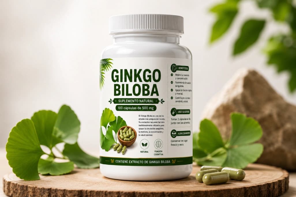 Ginkgo Biloba 100 cápsulas