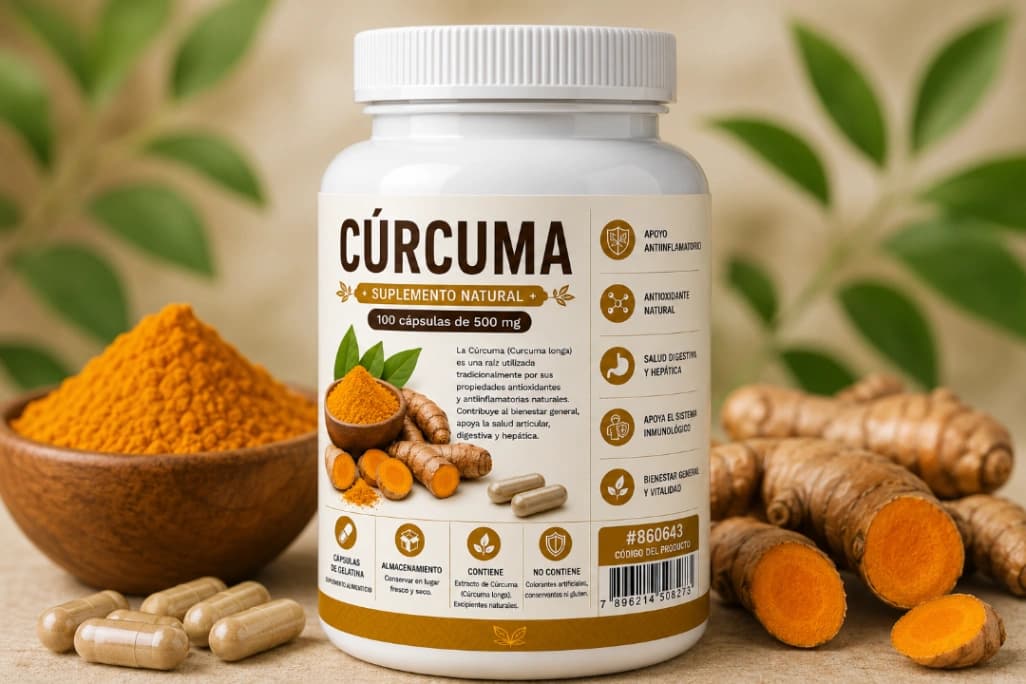 Cúrcuma 100 cápsulas